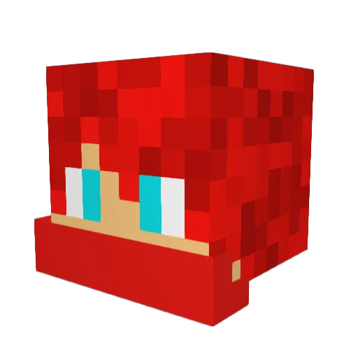 RngoStar Minecraft avatar head, 3D render