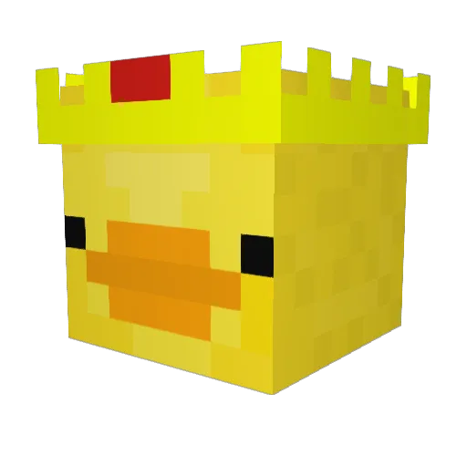 Rnomansa Minecraft avatar head, 3D render