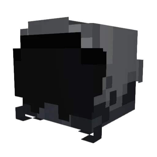 Ro0dyto0dy Minecraft avatar head, 3D render