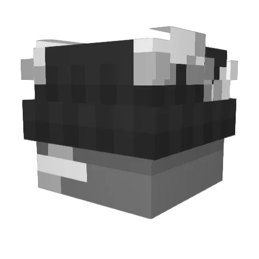 Ro0k_ Minecraft avatar head, 3D render