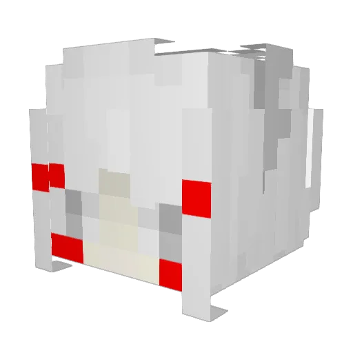 Ro0o0o Minecraft avatar head, 3D render