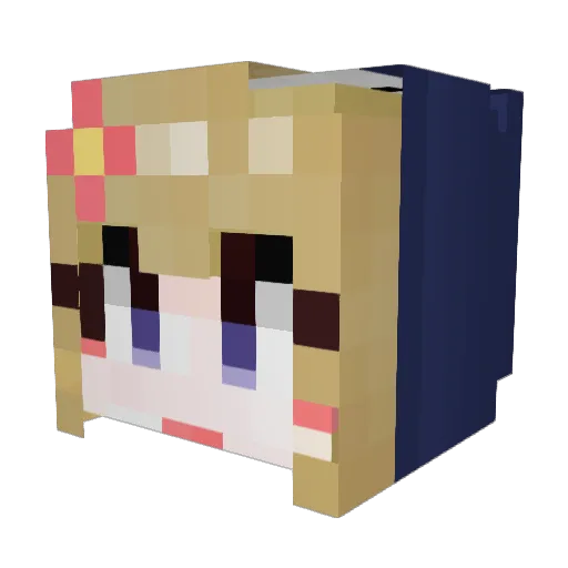 Ro215 Minecraft avatar head, 3D render
