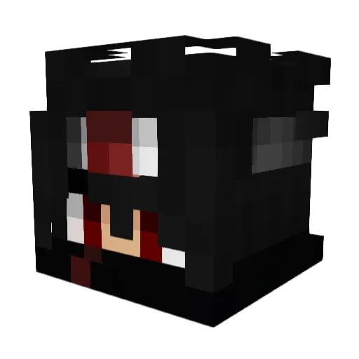 Ro22a Minecraft avatar head, 3D render