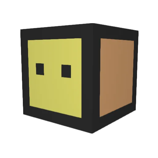 RoCrafter Minecraft avatar head, 3D render