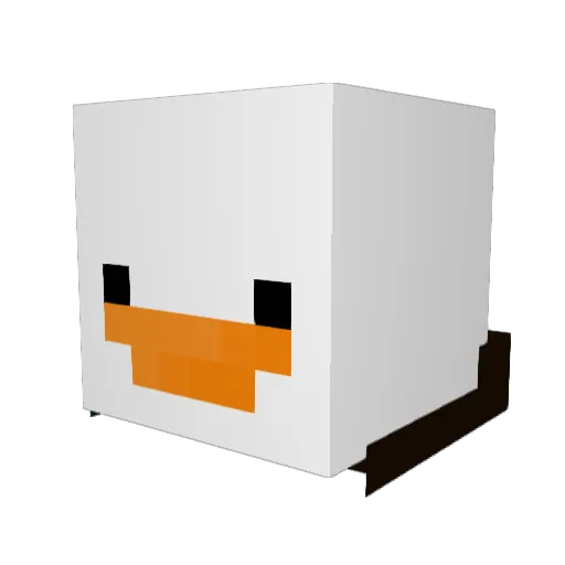 RoDriY Minecraft avatar head, 3D render