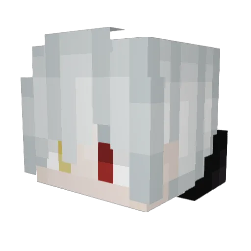 RoMei_s Minecraft avatar head, 3D render
