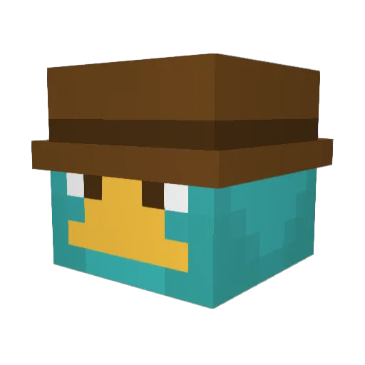 RoRoMoney22 Minecraft avatar head, 3D render