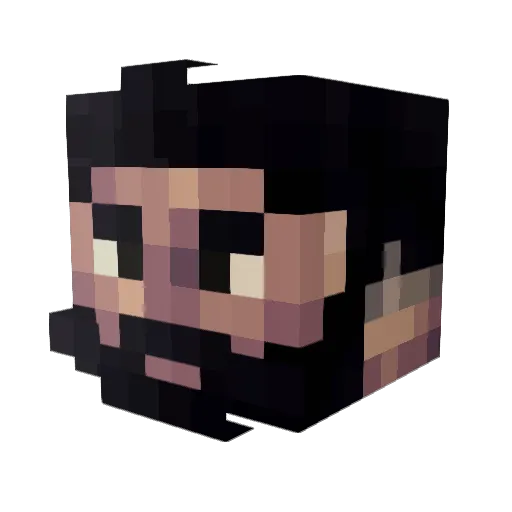 RoSepa Minecraft avatar head, 3D render