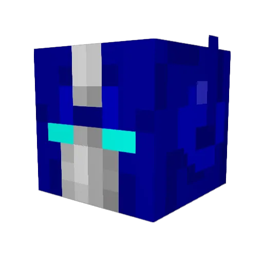 RoTheBo Minecraft avatar head, 3D render