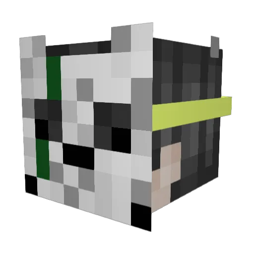 RoTheCreator Minecraft avatar head, 3D render