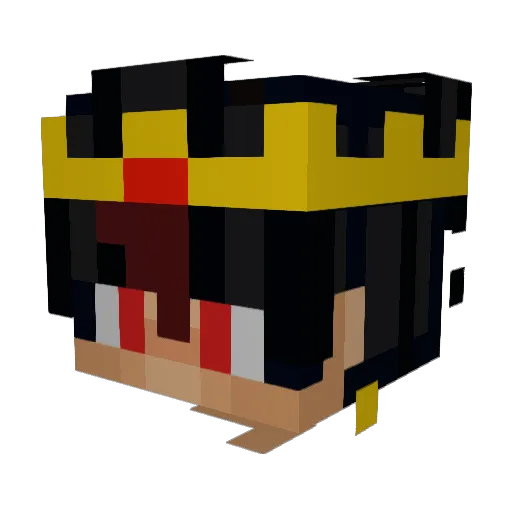RoTz4 Minecraft avatar head, 3D render