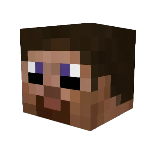 RoYaL_33 Minecraft avatar head, 3D render
