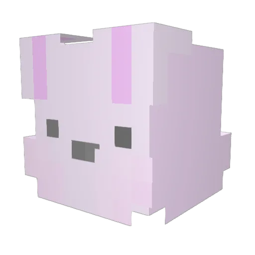 Ro_Da Minecraft avatar head, 3D render