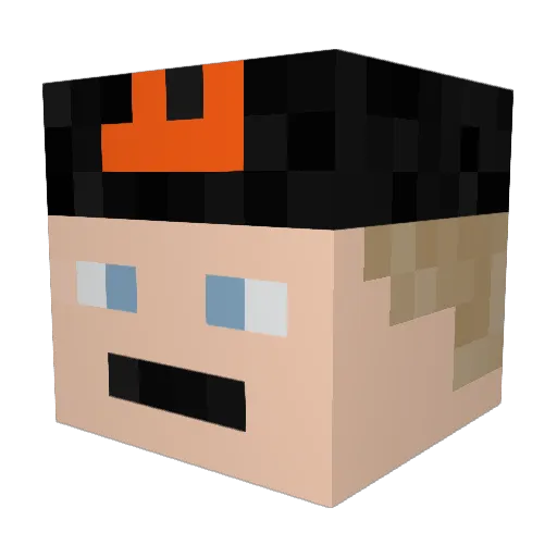 Ro_Dot23 Minecraft avatar head, 3D render