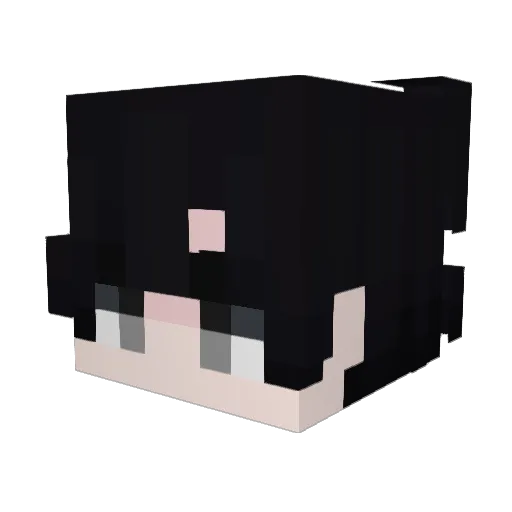 Ro_dot Minecraft avatar head, 3D render