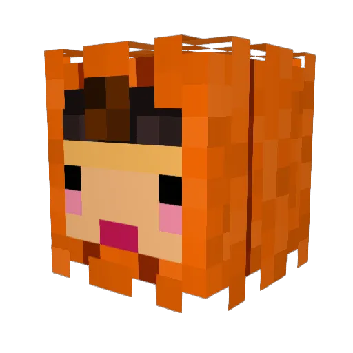 Minecraft-Avatar von Ro_osy: Kopf als 3D-Render