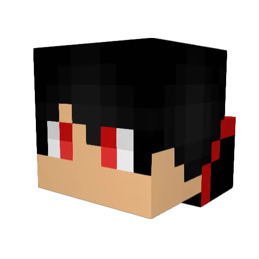 RoachEye Minecraft avatar head, 3D render