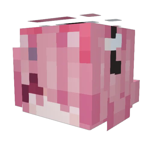 Road79 Minecraft avatar head, 3D render