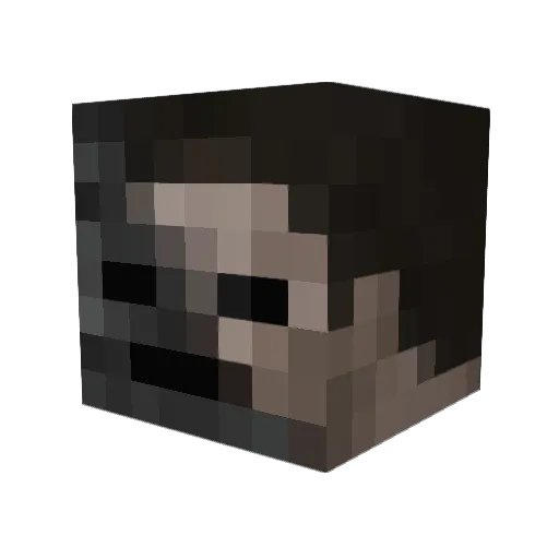 RoadKill63 Minecraft avatar head, 3D render