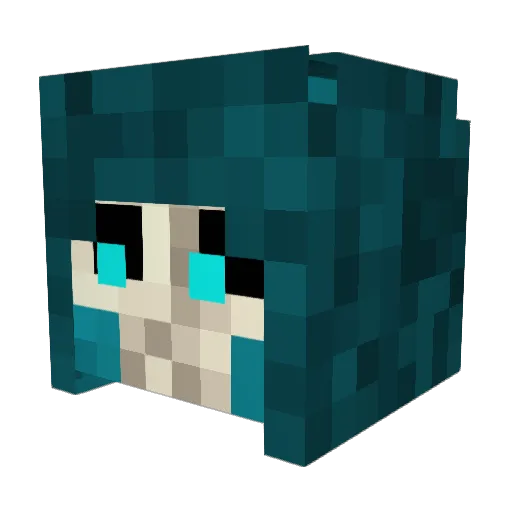 RoadKillJim Minecraft avatar head, 3D render