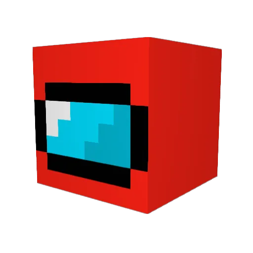 RoadRiot Minecraft avatar head, 3D render