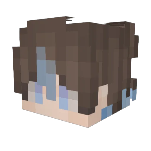 Road_Rin Minecraft avatar head, 3D render