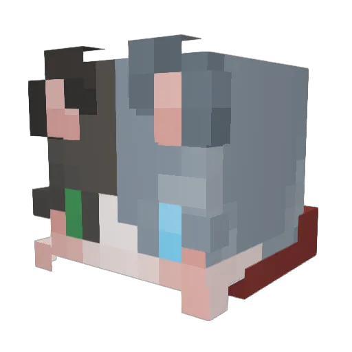Road_Slayer Minecraft avatar head, 3D render