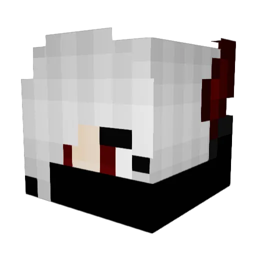 Roadrunner012 Minecraft avatar head, 3D render