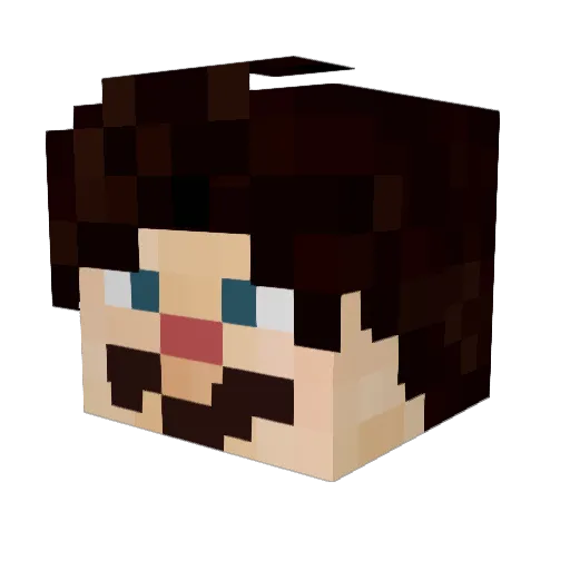 Roady1990 Minecraft avatar head, 3D render