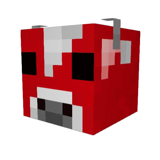 Roalex_42 Minecraft avatar head, 3D render