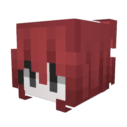 Roam Minecraft avatar head, 3D render