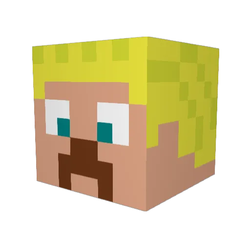 RoaminCatapult Minecraft avatar head, 3D render