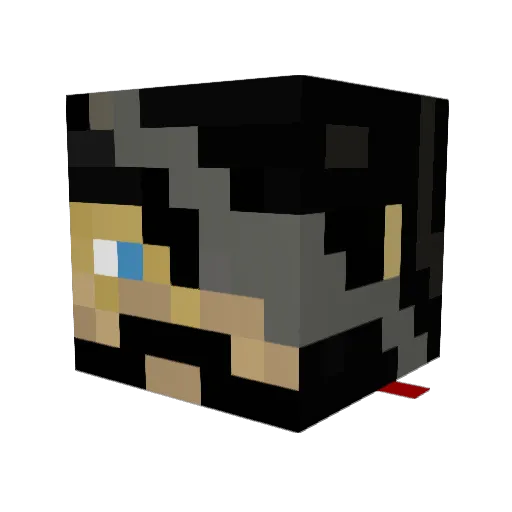 RoanD2000 Minecraft avatar head, 3D render