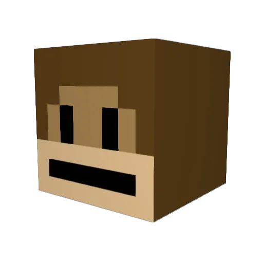 RoanDeBert1904 Minecraft avatar head, 3D render