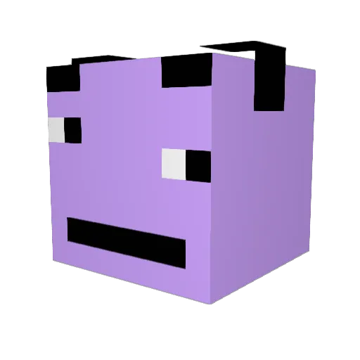 RoanDeMan Minecraft avatar head, 3D render