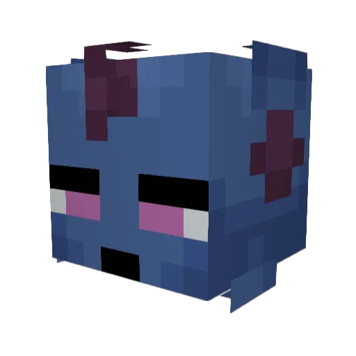 RoaringKnight77 Minecraft avatar head, 3D render