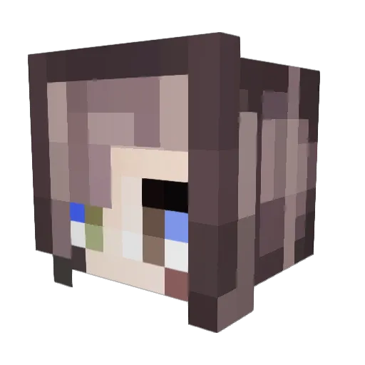 Roaring_Gale Minecraft avatar head, 3D render
