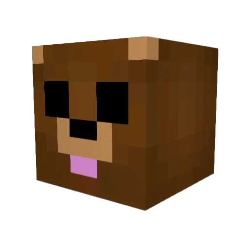 Roas_Ruyun Minecraft avatar head, 3D render