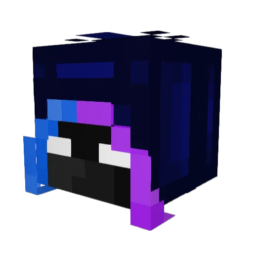 RoastBarley Minecraft avatar head, 3D render