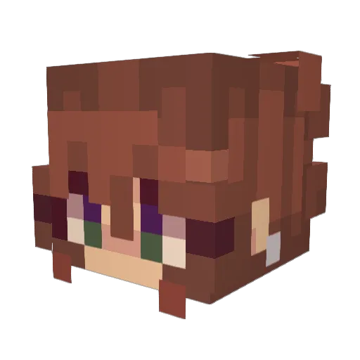 Roast_Moast Minecraft avatar head, 3D render