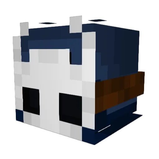 RoastedChicken2 Minecraft avatar head, 3D render
