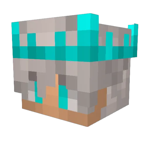 Roaztie Minecraft avatar head, 3D render