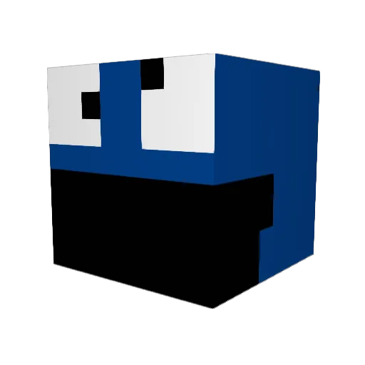 Rob112233 Minecraft avatar head, 3D render