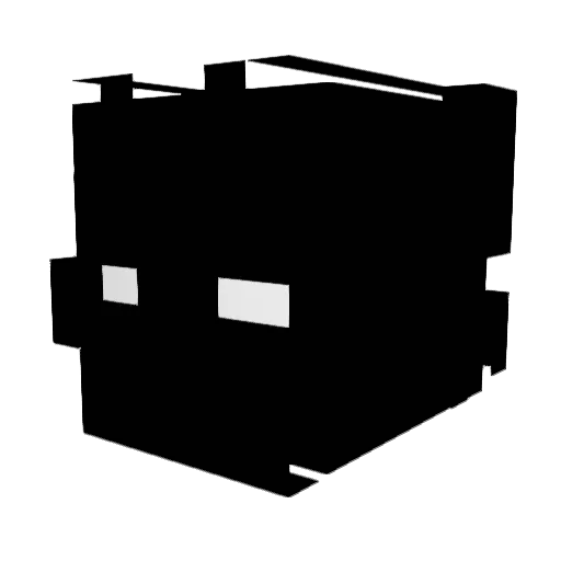 Rob3_Mast3r Minecraft avatar head, 3D render