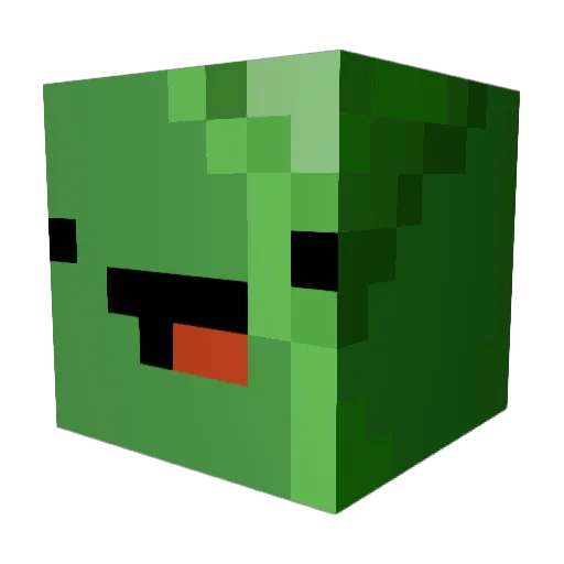 Rob7yay Minecraft avatar head, 3D render