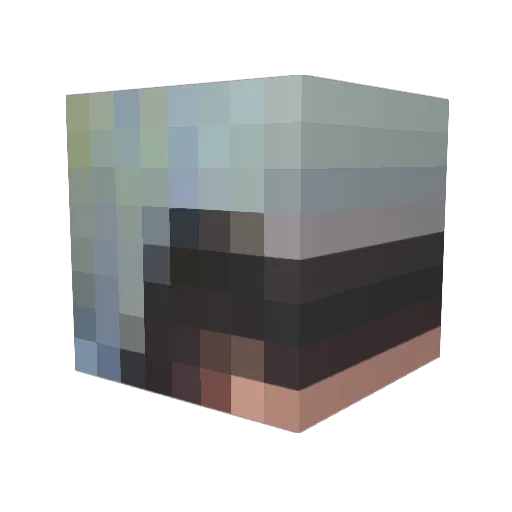 RobBalrak Minecraft avatar head, 3D render