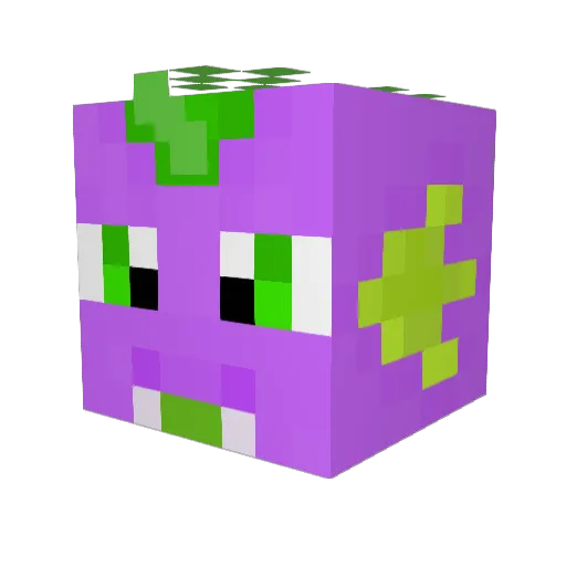 RobD123 Minecraft avatar head, 3D render