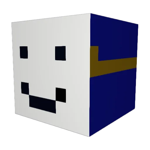 RobDog14 Minecraft avatar head, 3D render