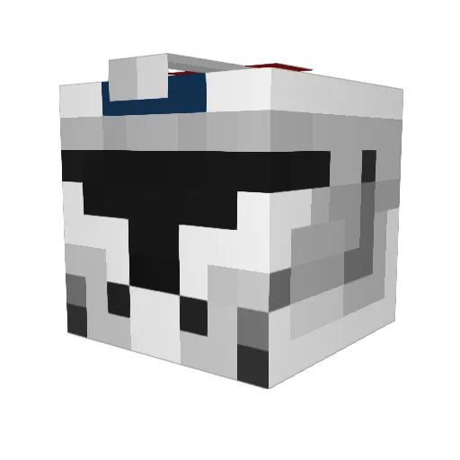 RobHack Minecraft avatar head, 3D render