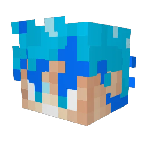 Rob_926 Minecraft avatar head, 3D render